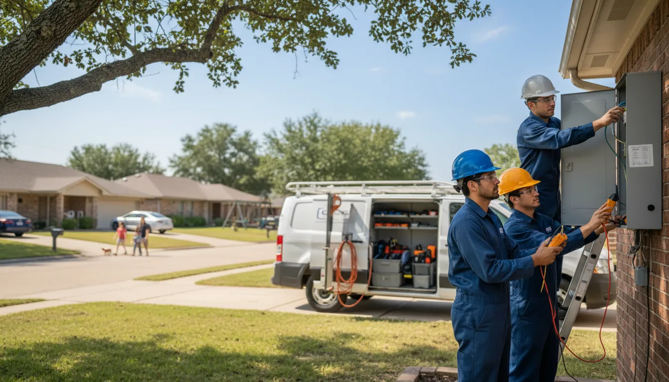 Certified electrician providing emergency electrical services in Nova, OH